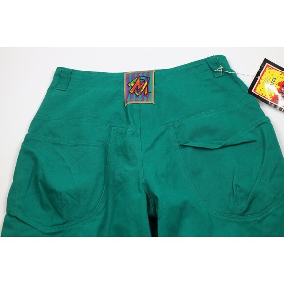 Deadstock Vintage 90s Streetwear Mens 38x34 Baggy Relaxed Skateboard Jeans Green - Picture 12 of 16